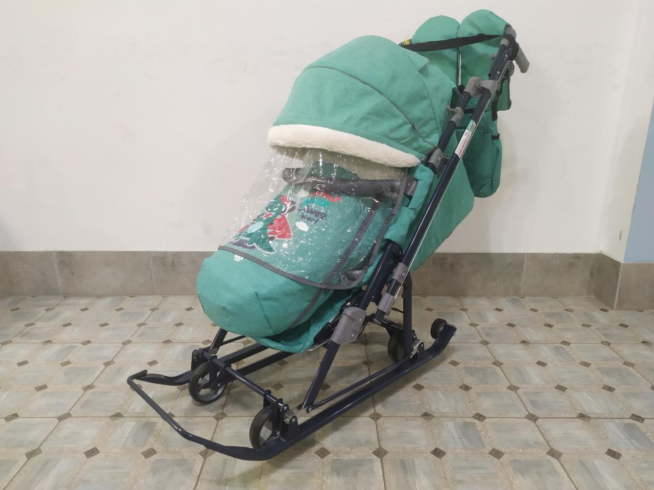 Санки-коляска Ника детям 7-8S. /Новые/. 